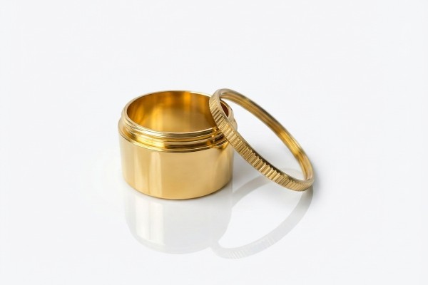 pièce décolletée en laiton